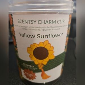 Scentsy Sunflower Charm Clip